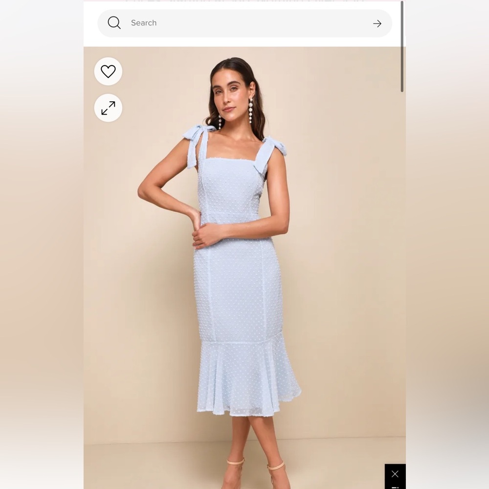 Lulus blue dress